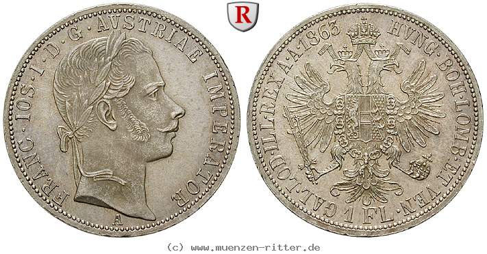 Klicken Sie auf das Bild um es auf Ihrem Rechner zu speichern oesterreich-kaiserreich-franz-joseph-i-gulden/85688.jpg