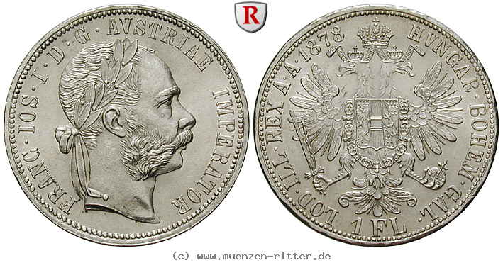 Klicken Sie auf das Bild um es auf Ihrem Rechner zu speichern oesterreich-kaiserreich-franz-joseph-i-gulden/85694.jpg