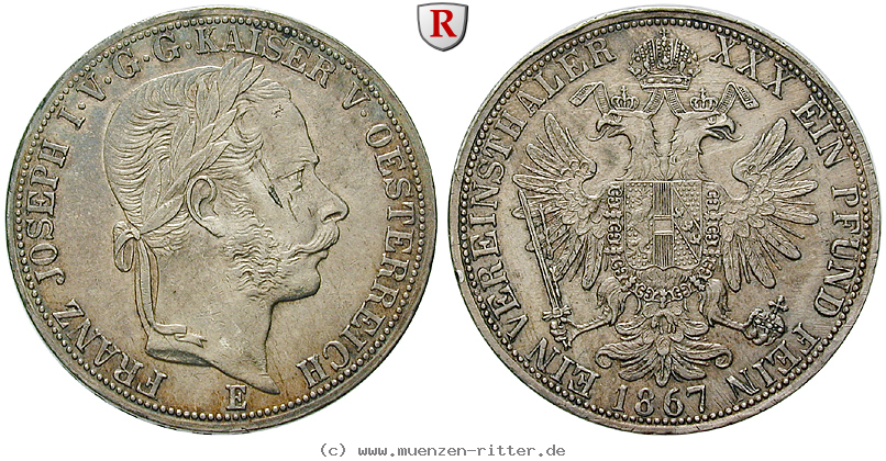 Klicken Sie auf das Bild um es auf Ihrem Rechner zu speichern oesterreich-kaiserreich-franz-joseph-i-vereinstaler/66441.jpg