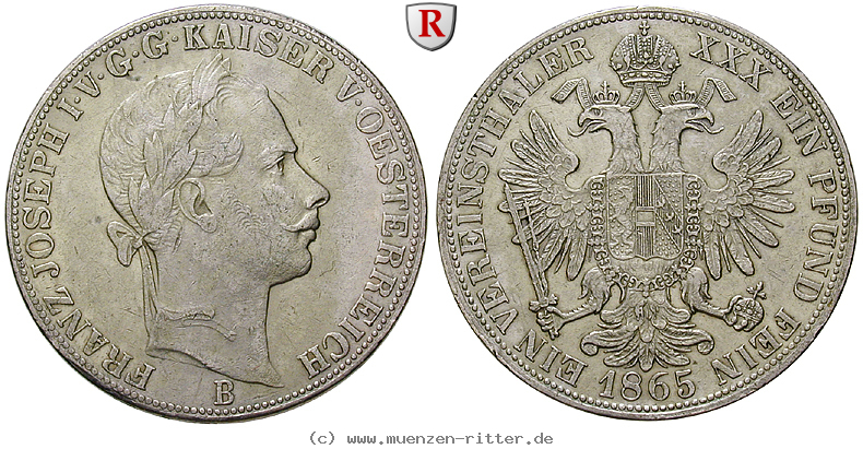 Klicken Sie auf das Bild um es auf Ihrem Rechner zu speichern oesterreich-kaiserreich-franz-joseph-i-vereinstaler/84042.jpg