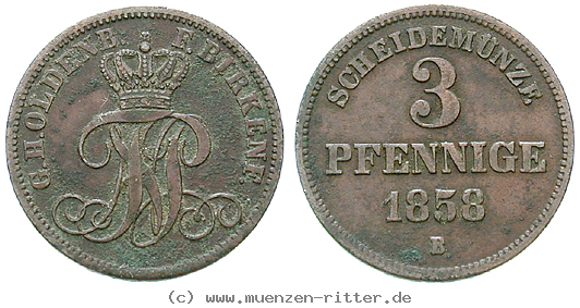 Klicken Sie auf das Bild um es auf Ihrem Rechner zu speichern oldenburg-nicolaus-friedrich-peter-3-pfennig/48493.jpg
