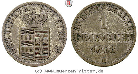 Klicken Sie auf das Bild um es auf Ihrem Rechner zu speichern oldenburg-nicolaus-friedrich-peter-silbergroschen/23427.jpg