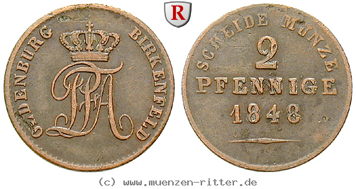 Klicken Sie auf das Bild um es auf Ihrem Rechner zu speichern oldenburg-paul-friedrich-august-2-pfennig/42812.jpg