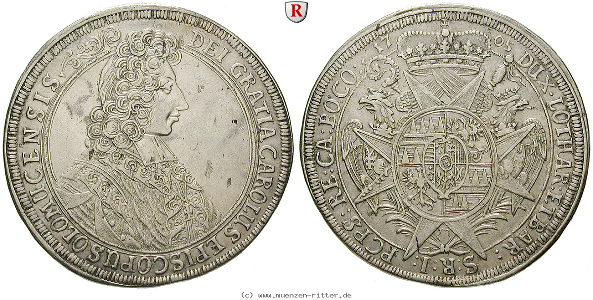 Klicken Sie auf das Bild um es auf Ihrem Rechner zu speichern olmuetz-bistum-karl-iii-von-lothringen-taler/65945.jpg