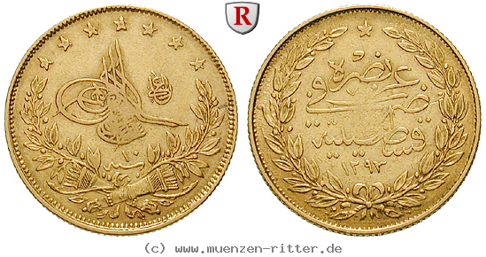 Klicken Sie auf das Bild um es auf Ihrem Rechner zu speichern osmanisches-reich-abdul-hamid-ii-100-piaster/68873.jpg