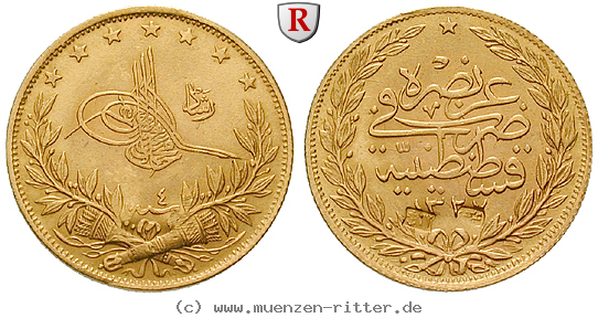 Klicken Sie auf das Bild um es auf Ihrem Rechner zu speichern osmanisches-reich-mohammed-v-100-piaster/31287.jpg