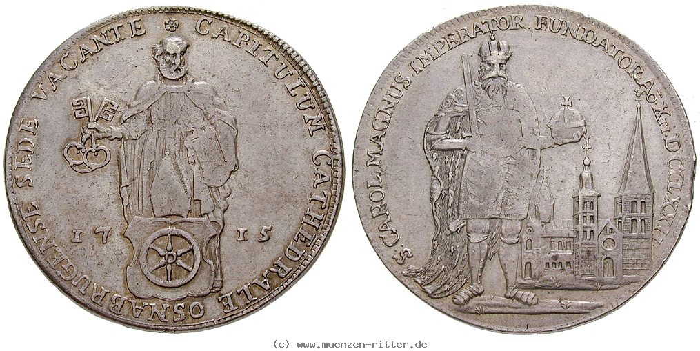 Klicken Sie auf das Bild um es auf Ihrem Rechner zu speichern osnabrueck-bistum-sede-vacante-reichstaler/15781.jpg
