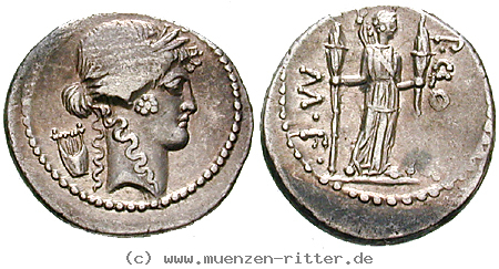 Klicken Sie auf das Bild um es auf Ihrem Rechner zu speichern p-clodius-denar/erom10162.jpg
