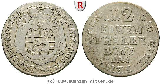 Klicken Sie auf das Bild um es auf Ihrem Rechner zu speichern paderborn-bistum-wilhelm-anton-von-asseburg-1-12-taler/89224.jpg