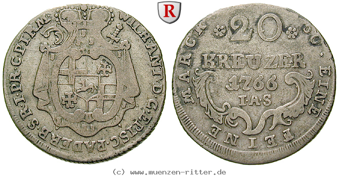 Klicken Sie auf das Bild um es auf Ihrem Rechner zu speichern paderborn-bistum-wilhelm-anton-von-asseburg-20-kreuzer/48316.jpg
