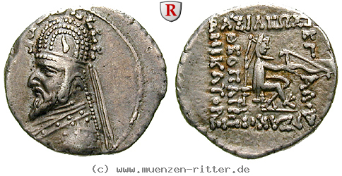 Klicken Sie auf das Bild um es auf Ihrem Rechner zu speichern parthien-gotarzes-i-drachme/101583.jpg