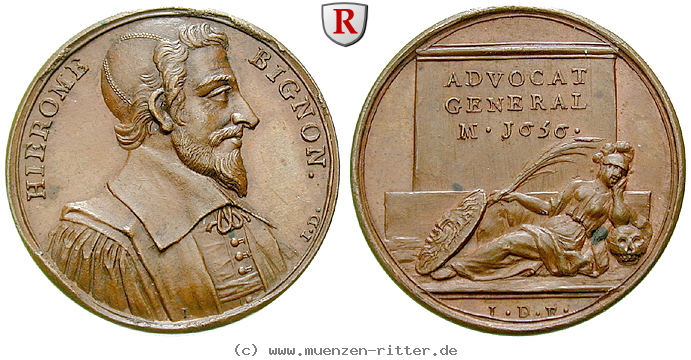 Klicken Sie auf das Bild um es auf Ihrem Rechner zu speichern personenmedaillen-bignon-jerome--franzoesischer-jurist-bronzemedaille/53104.jpg