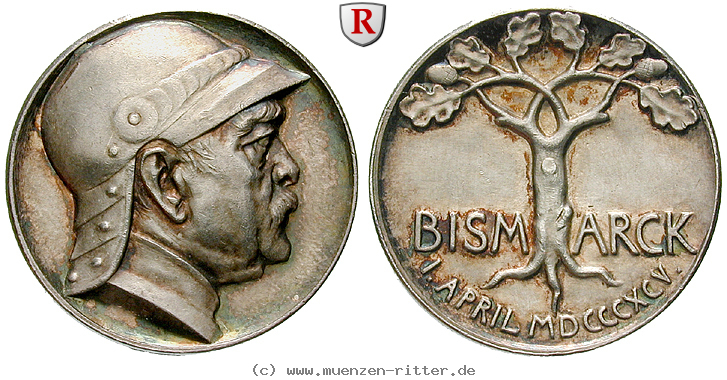 Klicken Sie auf das Bild um es auf Ihrem Rechner zu speichern personenmedaillen-bismarck-otto-von--deutscher-reichskanzler-silbermedaille/50854.jpg