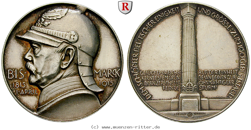 Klicken Sie auf das Bild um es auf Ihrem Rechner zu speichern personenmedaillen-bismarck-otto-von--deutscher-reichskanzler-silbermedaille/63435.jpg