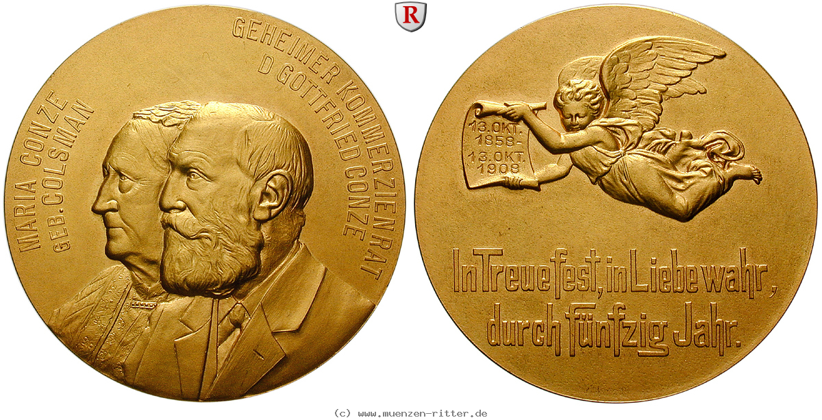 Klicken Sie auf das Bild um es auf Ihrem Rechner zu speichern personenmedaillen-conze-gottfried-friedrich--seidenfabrikant-in-solingen-vergoldete-bronzemedaille/61862.jpg