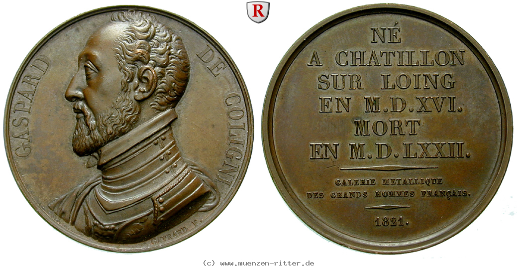 Klicken Sie auf das Bild um es auf Ihrem Rechner zu speichern personenmedaillen-gaspard-de-coligny-bronzemedaille/43509.jpg