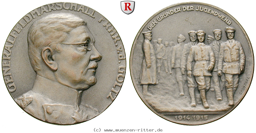 Klicken Sie auf das Bild um es auf Ihrem Rechner zu speichern personenmedaillen-goltz-wilhelm-leopold-colmar-freiherr-von-der--preussischer-generalfeldmarschall-silbermedaille/35137.jpg