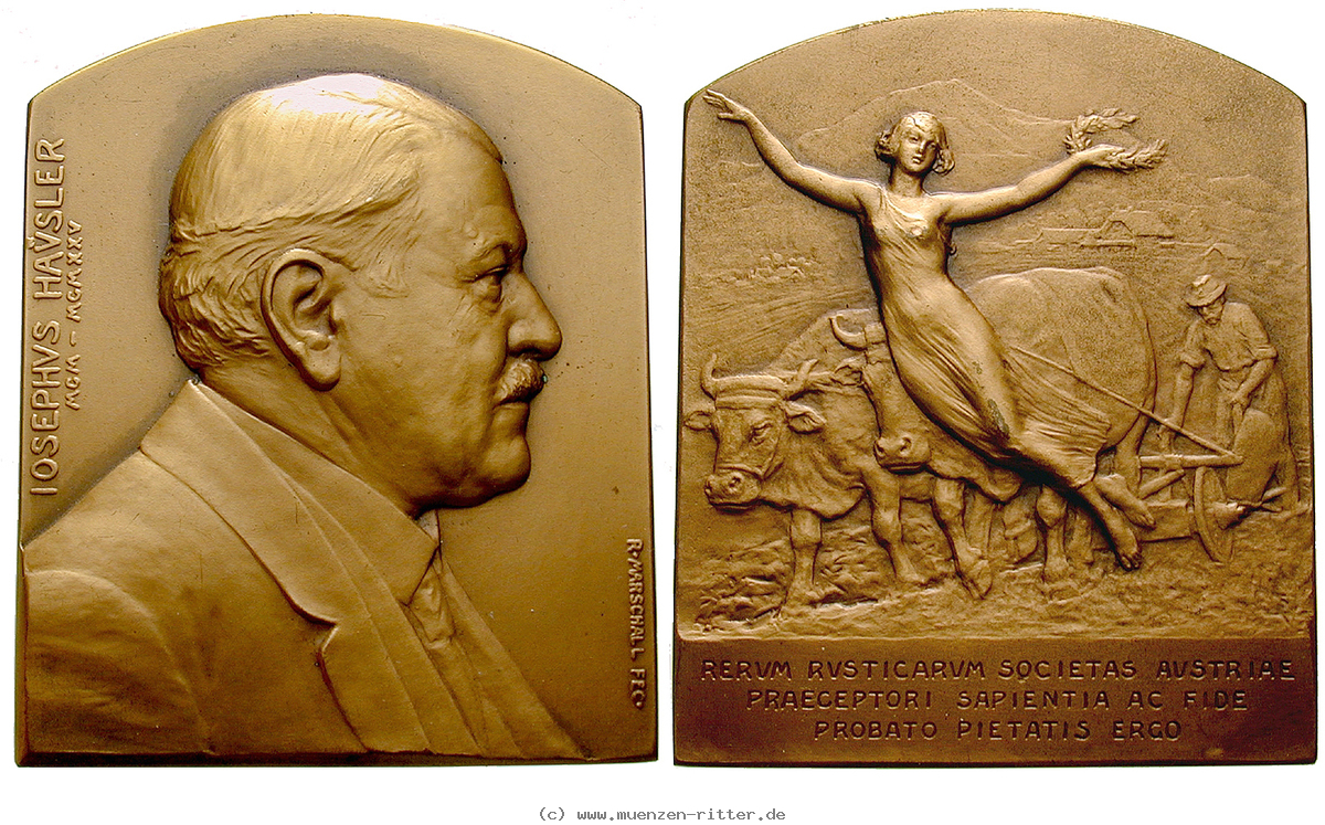 Klicken Sie auf das Bild um es auf Ihrem Rechner zu speichern personenmedaillen-haeusler-josef--generalsekretaer-der-oesterr-landwirtschaftlichen-gesellschaft-messingmedaille/47483.jpg