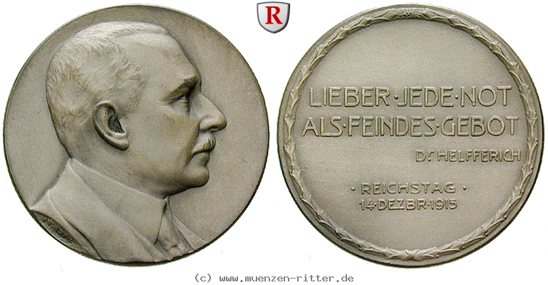 Klicken Sie auf das Bild um es auf Ihrem Rechner zu speichern personenmedaillen-helfferich-karl-theodor--deutscher-politiker-und-bankier-silbermedaille/35128.jpg
