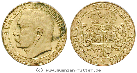 personenmedaillen-hindenburg-paul-von--deutscher-generalfeldmarschall-goldmedaille/11881.jpg