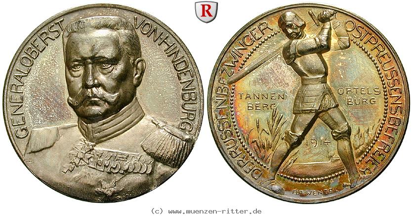 Klicken Sie auf das Bild um es auf Ihrem Rechner zu speichern personenmedaillen-hindenburg-paul-von--deutscher-generalfeldmarschall-silbermedaille/35171.jpg