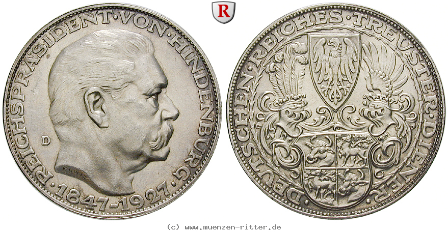 Klicken Sie auf das Bild um es auf Ihrem Rechner zu speichern personenmedaillen-hindenburg-paul-von--deutscher-generalfeldmarschall-silbermedaille/38696.jpg