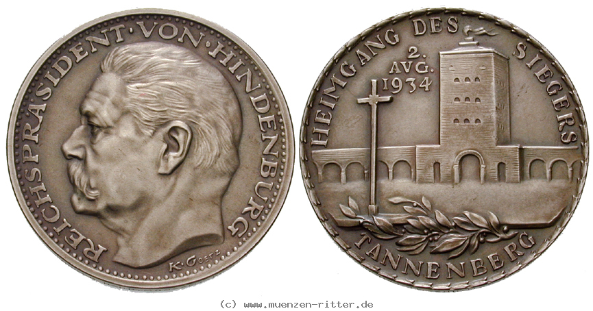 Klicken Sie auf das Bild um es auf Ihrem Rechner zu speichern personenmedaillen-hindenburg-paul-von--deutscher-generalfeldmarschall-silbermedaille/emed302.jpg