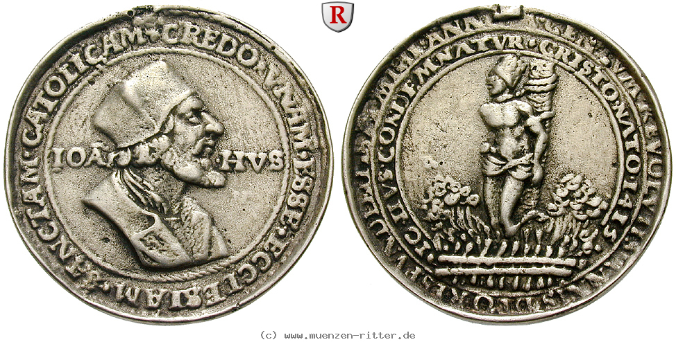 Klicken Sie auf das Bild um es auf Ihrem Rechner zu speichern personenmedaillen-hus-jan--reformator-silbermedaille/37694.jpg