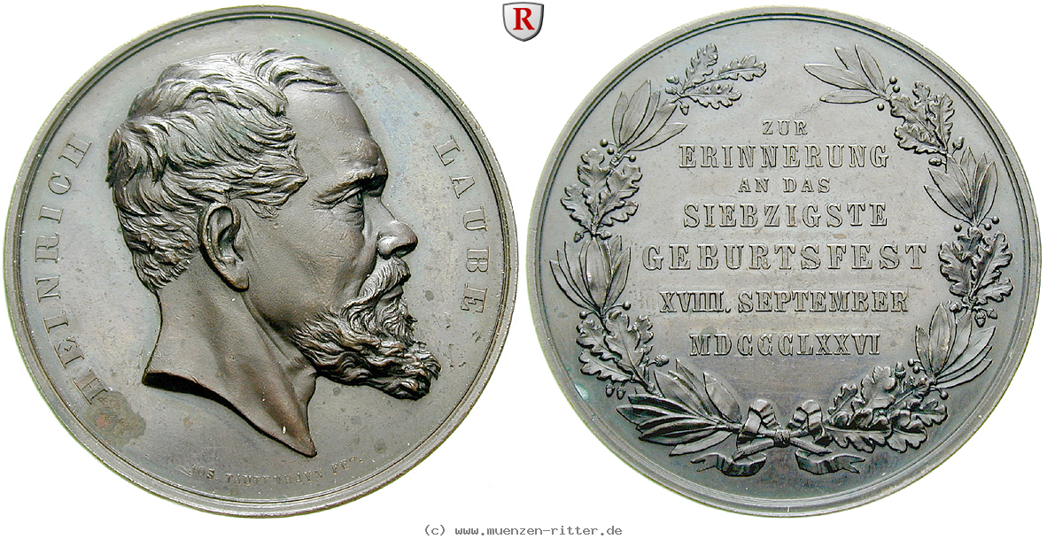 Klicken Sie auf das Bild um es auf Ihrem Rechner zu speichern personenmedaillen-laube-heinrich--deutscher-schriftsteller-bronzemedaille/45844.jpg