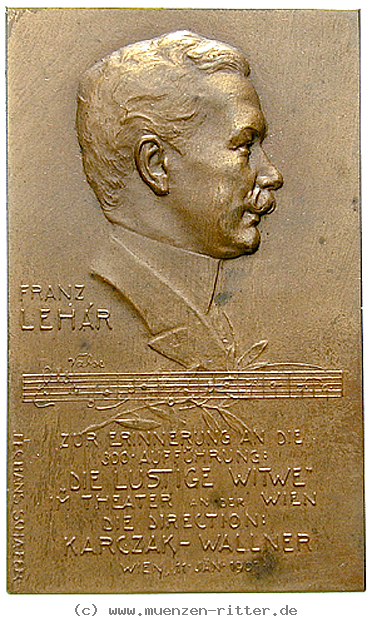 Klicken Sie auf das Bild um es auf Ihrem Rechner zu speichern personenmedaillen-lehar-franz--oesterreichischer-komponist-einseitige-bronzeplakette/50812.jpg