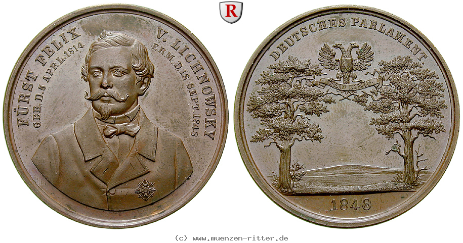 Klicken Sie auf das Bild um es auf Ihrem Rechner zu speichern personenmedaillen-lichnowsky-felix-fuerst-von--deutscher-politiker-bronzemedaille/63439.jpg