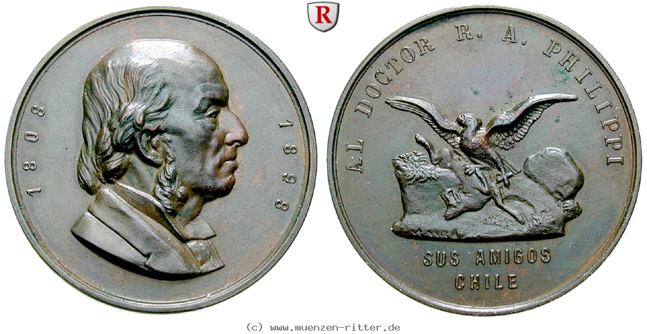 Klicken Sie auf das Bild um es auf Ihrem Rechner zu speichern personenmedaillen-philippi-rudolph-amandus--deutsch-chilenischer-naturwissenschaftler-bronzemedaille/43514.jpg