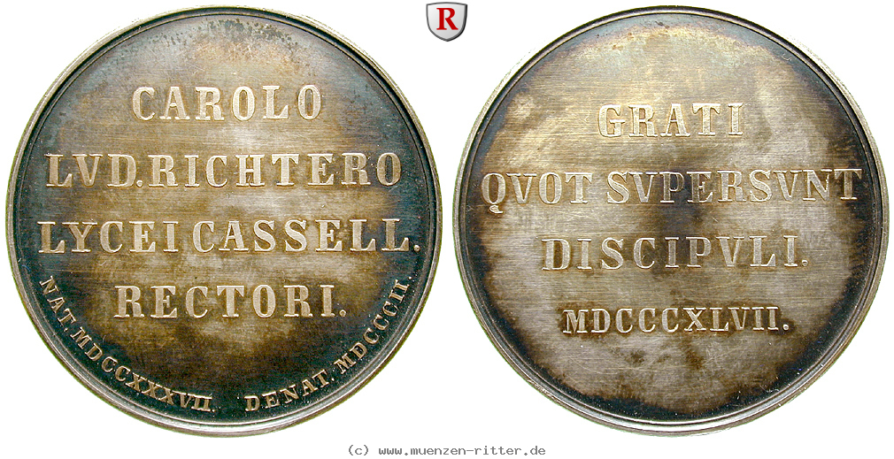 Klicken Sie auf das Bild um es auf Ihrem Rechner zu speichern personenmedaillen-richter-karl-ludwig--deutscher-philologe-silbermedaille/46082~.jpg