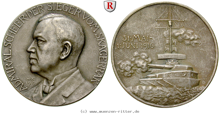 Klicken Sie auf das Bild um es auf Ihrem Rechner zu speichern personenmedaillen-scheer-reinhard--deutscher-admiral-silbermedaille/51413.jpg