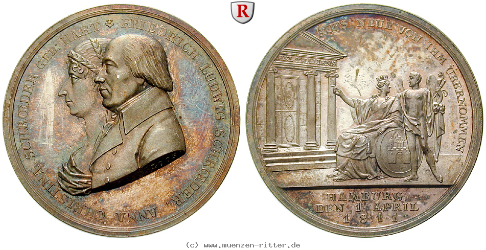 personenmedaillen-schroeder-friedrich-ludwig--theaterdirektor-in-hamburg-freimaurer-silbermedaille/52777.jpg
