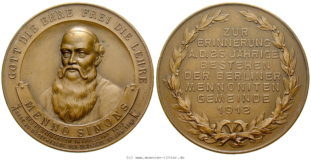 Klicken Sie auf das Bild um es auf Ihrem Rechner zu speichern personenmedaillen-simons-menno--niederlandischer-theologe-bronzemedaille/50916.jpg