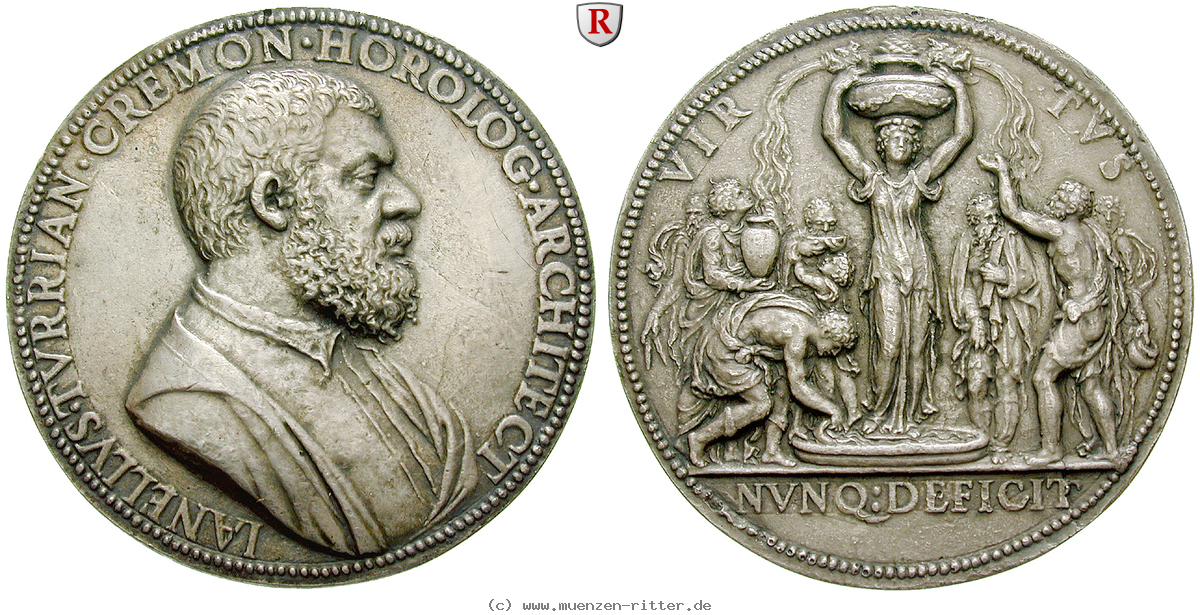 Klicken Sie auf das Bild um es auf Ihrem Rechner zu speichern personenmedaillen-torre-gianello-della--italienischer-ingenieur-versilberte-bronzemedaille/45987.jpg