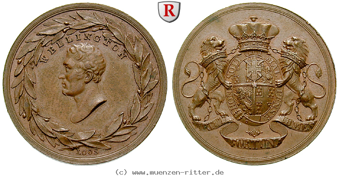 Klicken Sie auf das Bild um es auf Ihrem Rechner zu speichern personenmedaillen-wellington-arthur-wellesley--englischer-soldat-und-staatsmann-bronzemedaille/53107.jpg