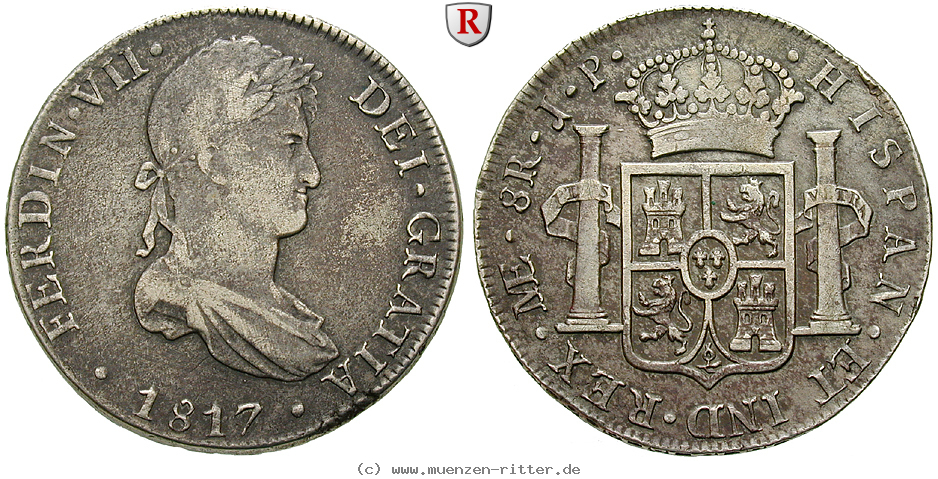 Klicken Sie auf das Bild um es auf Ihrem Rechner zu speichern peru-ferdinand-vii-8-reales/99864.jpg