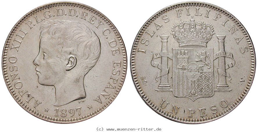 Klicken Sie auf das Bild um es auf Ihrem Rechner zu speichern philippinen-alfonso-xiii-peso/13506.jpg