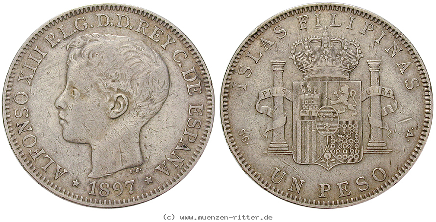 Klicken Sie auf das Bild um es auf Ihrem Rechner zu speichern philippinen-alfonso-xiii-peso/13507.jpg