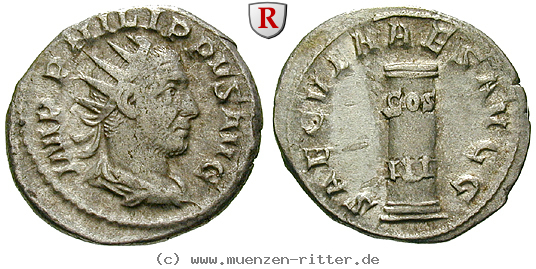 Klicken Sie auf das Bild um es auf Ihrem Rechner zu speichern philippus-i-antoninian/102386.jpg