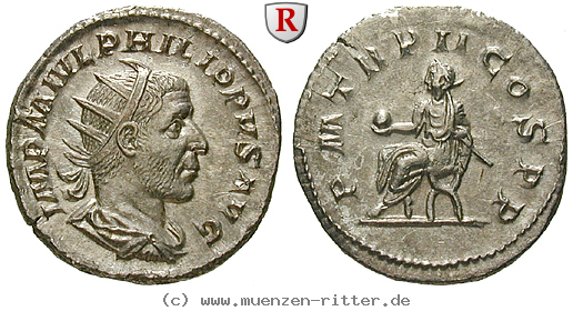 Klicken Sie auf das Bild um es auf Ihrem Rechner zu speichern philippus-i-antoninian/102488.jpg