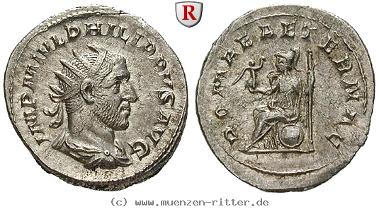 Klicken Sie auf das Bild um es auf Ihrem Rechner zu speichern philippus-i-antoninian/102493.jpg