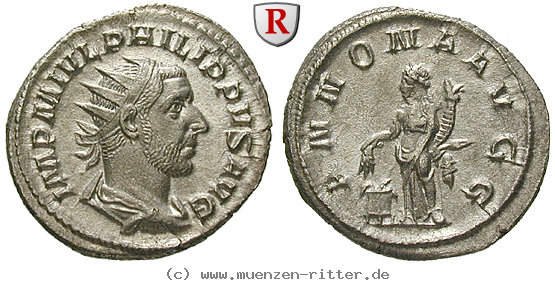 Klicken Sie auf das Bild um es auf Ihrem Rechner zu speichern philippus-i-antoninian/102541.jpg