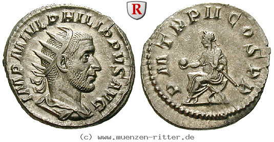 Klicken Sie auf das Bild um es auf Ihrem Rechner zu speichern philippus-i-antoninian/102693.jpg