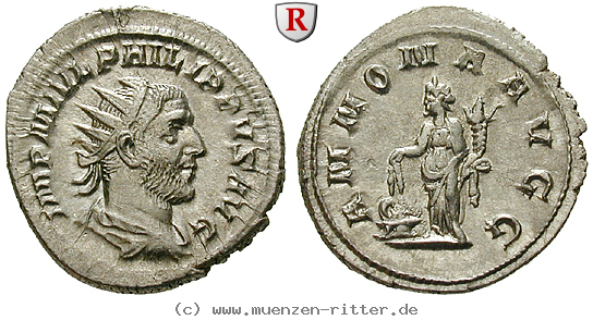 Klicken Sie auf das Bild um es auf Ihrem Rechner zu speichern philippus-i-antoninian/102695.jpg
