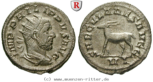 Klicken Sie auf das Bild um es auf Ihrem Rechner zu speichern philippus-i-antoninian/103541.jpg