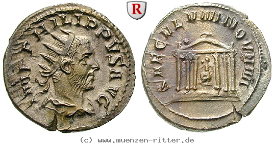 Klicken Sie auf das Bild um es auf Ihrem Rechner zu speichern philippus-i-antoninian/12666.jpg