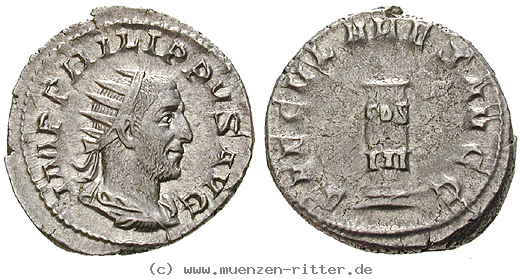 Klicken Sie auf das Bild um es auf Ihrem Rechner zu speichern philippus-i-antoninian/16372.jpg
